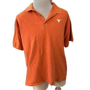 Gildan University of Texas UT Longhorns Burnt Orange Polo - Men XL